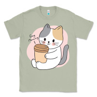 Matcha Cat Drinking Coffee Kitten Kawaii Japanese Kitty Classic Tee - linhVisuals