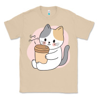 Mushroom Cat Drinking Coffee Kitten Kawaii Japanese Kitty Classic Tee - linhVisuals