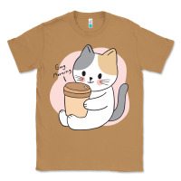 Toasted Coconut Cat Drinking Coffee Kitten Kawaii Japanese Kitty Classic Tee - linhVisuals