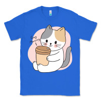 True Royal Cat Drinking Coffee Kitten Kawaii Japanese Kitty Classic Tee - linhVisuals