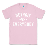 Bubblegum Pink det roit vs everybody Classic Tee - linhVisuals