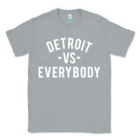 Heather Grey det roit vs everybody Classic Tee - linhVisuals