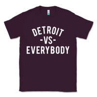 Plum det roit vs everybody Classic Tee - linhVisuals