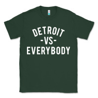 Sports Green det roit vs everybody Classic Tee - linhVisuals
