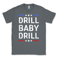Charcoal Heather drill baby drill t shirt support usa energy independence t shirt Classic Tee - linhVisuals