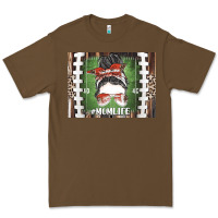 Cacao American Football Mom life Premium Tee - CowhideDigitalArt