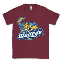 Burgundy toledo walleye Classic Tee - linhVisuals