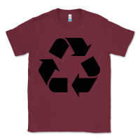 Burgundy Recycle Classic Tee - linhVisuals