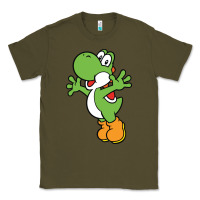 Army Green yoshi Classic Tee - linhVisuals