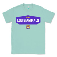 Seafoam LSU Louisianimals Classic Tee - linhVisuals