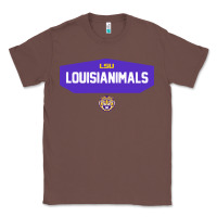 Chestnut LSU Louisianimals Classic Tee - linhVisuals