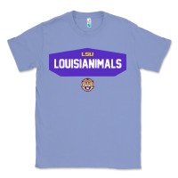 Colony Blue LSU Louisianimals Classic Tee - linhVisuals