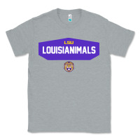 Heather Grey LSU Louisianimals Classic Tee - linhVisuals
