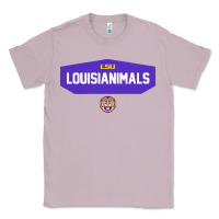 Lilac LSU Louisianimals Classic Tee - linhVisuals
