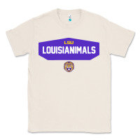 Natural LSU Louisianimals Classic Tee - linhVisuals