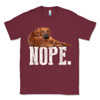Nope Lazy Rhodesian Ridgeback T Shirt Dog Lover Gift Tee Classic Tee | Teevron