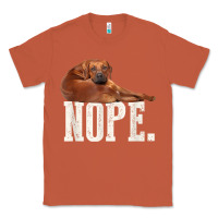 Copper nope lazy rhodesian ridgeback t shirt dog lover gift tee Classic Tee - linhVisuals