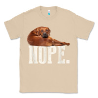 Mushroom nope lazy rhodesian ridgeback t shirt dog lover gift tee Classic Tee - linhVisuals