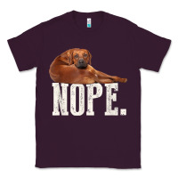 Plum nope lazy rhodesian ridgeback t shirt dog lover gift tee Classic Tee - linhVisuals