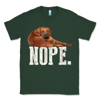 Sports Green nope lazy rhodesian ridgeback t shirt dog lover gift tee Classic Tee - linhVisuals