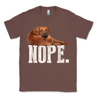 Chestnut nope lazy rhodesian ridgeback t shirt dog lover gift tee Classic Tee - linhVisuals