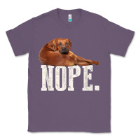 Lavender nope lazy rhodesian ridgeback t shirt dog lover gift tee Classic Tee - linhVisuals
