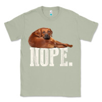 Matcha nope lazy rhodesian ridgeback t shirt dog lover gift tee Classic Tee - linhVisuals