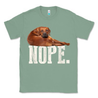 Sage nope lazy rhodesian ridgeback t shirt dog lover gift tee Classic Tee - linhVisuals