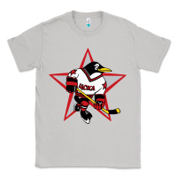 Moon Dust Red Penguin 1990's Russian Classic Tee - linhVisuals