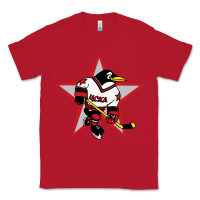Red Red Penguin 1990's Russian Classic Tee - linhVisuals