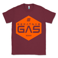 Burgundy beratnas gas Classic Tee - linhVisuals