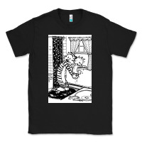 Black calvin Classic Tee - linhVisuals
