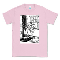 Bubblegum Pink calvin Classic Tee - linhVisuals