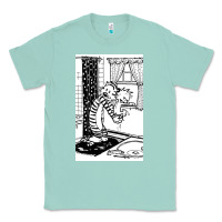 Seafoam calvin Classic Tee - linhVisuals