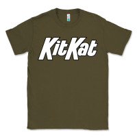 Army Green KitKat Vintage Classic Tee - linhVisuals