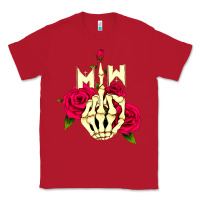 Red motionless in white Classic Tee - linhVisuals