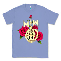 Colony Blue motionless in white Classic Tee - linhVisuals