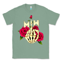 Sage motionless in white Classic Tee - linhVisuals