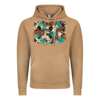 Vintage Camel turquoise glitter cowhide background Vintage Hoodie - BarkalooDesign