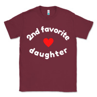 Burgundy funny 2nd second child   daughter for 2nd favorite kid sweatshirt Classic Tee - linhVisuals