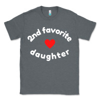 Charcoal Heather funny 2nd second child   daughter for 2nd favorite kid sweatshirt Classic Tee - linhVisuals