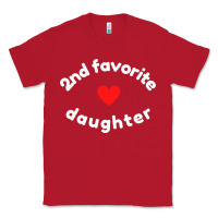 Red funny 2nd second child   daughter for 2nd favorite kid sweatshirt Classic Tee - linhVisuals