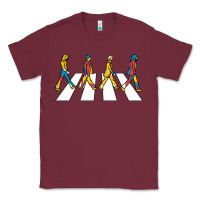 Burgundy beatl Classic Tee - linhVisuals