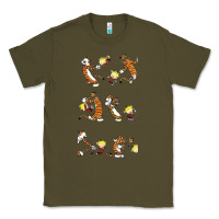Army Green calvin Classic Tee - linhVisuals