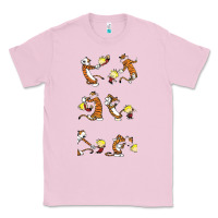 Bubblegum Pink calvin Classic Tee - linhVisuals