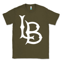 Army Green long beach state athletics Classic Tee - linhVisuals