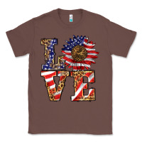 Chestnut patriotic sunflower love Classic Tee - BarkalooDesign