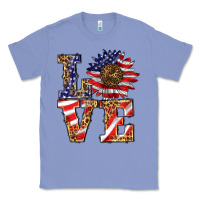 Patriotic Sunflower Love Classic Tee | Teevron
