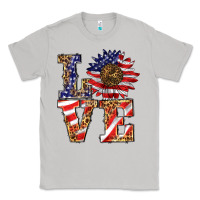 Moon Dust patriotic sunflower love Classic Tee - BarkalooDesign