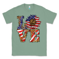 Sage patriotic sunflower love Classic Tee - BarkalooDesign